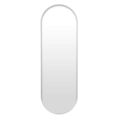 Espejo Pie Ovalado Plateado 40x130 cm