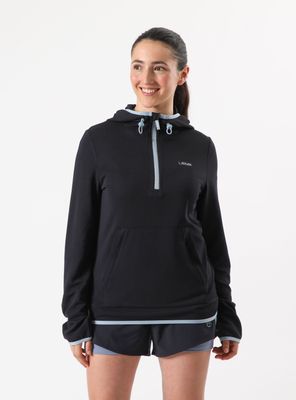 Polerón Liviano 1/4 Zip Tira Ajustable