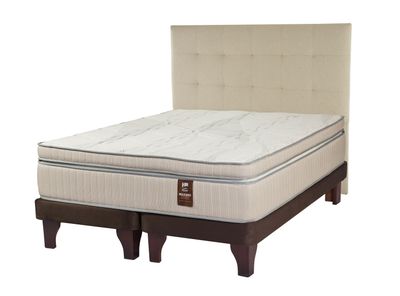 Imagen 2 del producto Cama Europea Máximo Cobre Súper King + Respaldo Design Crudo