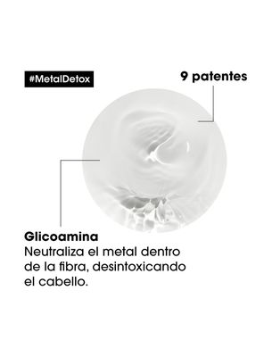 Imagen 2 del producto Shampoo Metal Detox Anti-Quiebre para Cabello Dañado y con Color 500 ml