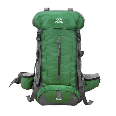 Mochila de Camping 65 Litros Antillanca Verde