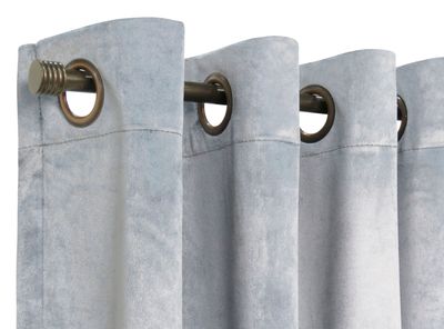 Imagen 2 del producto Set Idetex Cortinas Velvet 140 x 220 cm Gris Idetex