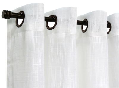 Set Cortinas Lino 140 x 220 cm Blanco Idetex