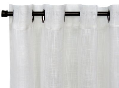 Imagen 2 del producto Set Cortinas Lino 140 x 220 cm Blanco Idetex