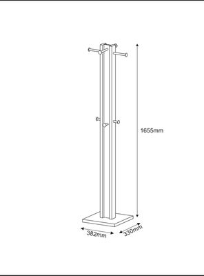 Imagen 2 del producto Perchero Tecnomobili AZ Negro Nogal