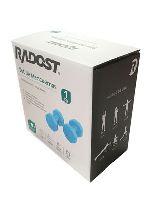 Imagen 2 del producto Pack de 2 Mancuernas de 1 kg