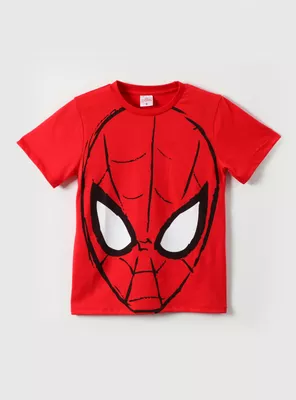 Polera Mc Niño Cara Spiderman