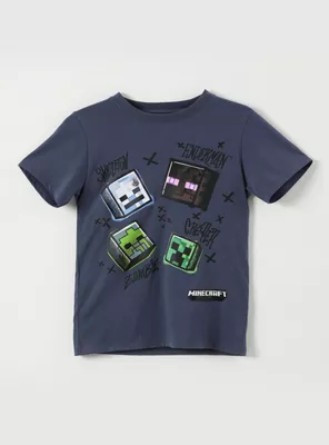 Polera Mc Niño Creepers Minecraft