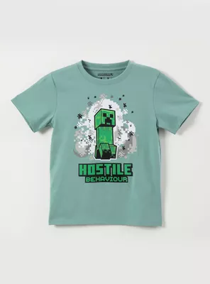 Polera Mc Niño Hostile Minecraft