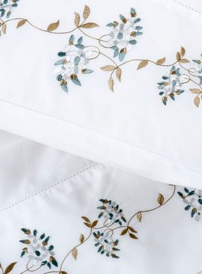 Imagen 2 del producto Sábanas King 220 Hilos Enredadera Azul