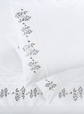 Sábanas King 220 Hilos Enredadera Azul