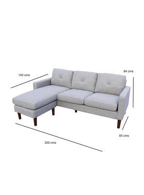 Imagen 2 del producto Sofá Seccional New Apolo Gris