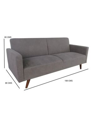 Imagen 2 del producto Sofá Cama 3 Cuerpos Ilusion Gris