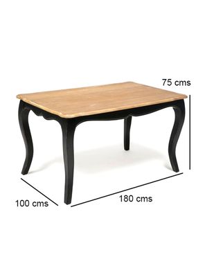 Imagen 2 del producto Juego Comedor Vittoria 6 Sillas Negro