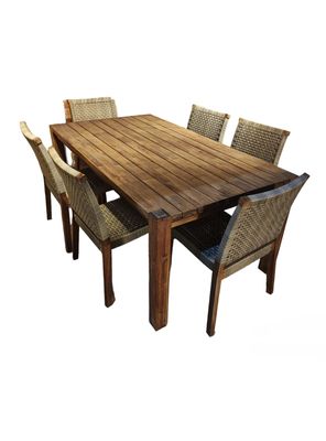 Comedor Terraza Rio + 6 Sillas