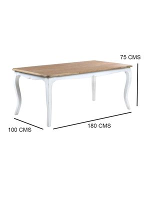 Imagen 2 del producto Comedor Vittoria Blanco 8 Sillas Turquesa