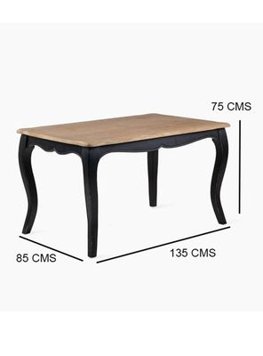 Imagen 2 del producto Comedor Vittoria Negro 6 Sillas Negro