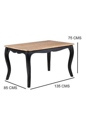 Imagen 2 del producto Comedor Vittoria Negro 6 Sillas Albayalde