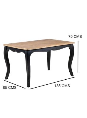 Imagen 2 del producto Comedor Vittoria Negro 4 Sillas Negro