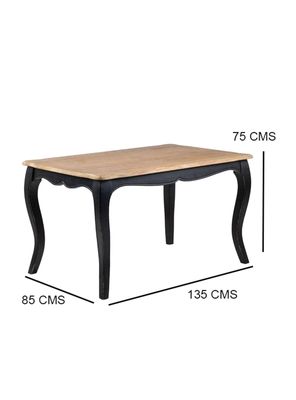 Imagen 2 del producto Comedor Vittoria Negro 4 Sillas Albayalde