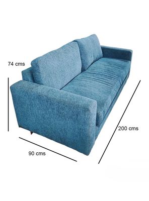 Imagen 2 del producto Sofá Milán 3 Cuerpos Azul