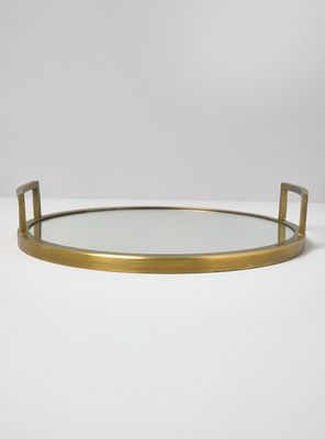 Imagen 2 del producto Bandeja Redonda Dorada 35 cm