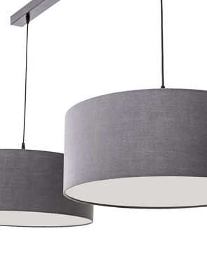Imagen 2 del producto Lámpara Colgante Doble 50 cm Gris