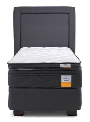 Imagen 2 del producto Cama Americana 1 Plaza + Topper + Respaldo