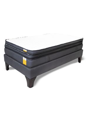 Cama Europea 1 Plaza + Topper