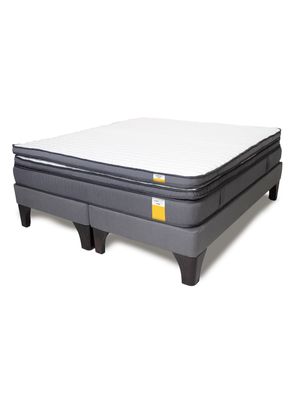 Cama Europea 2 Plazas Base Dividida + Topper