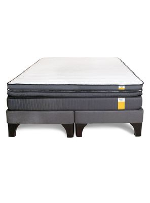 Imagen 2 del producto Cama Europea 2 Plazas Base Dividida Plus + Topper