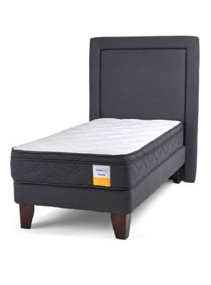 Cama Europea 1 Plaza + Respaldo