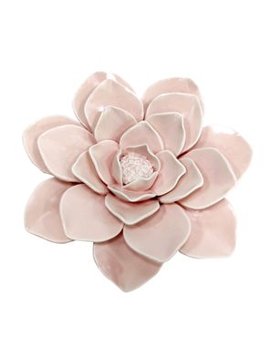 Flor Decorativa Rosa Palo