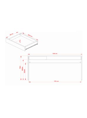 Imagen 2 del producto Escritorio Arrimo 1C Me MDP