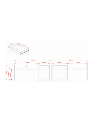 Imagen 2 del producto Escritorio Arrimo Esquina 1C Me MDP