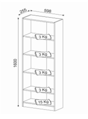 Imagen 2 del producto Estante Organizador Gamer con Repisas Me MDP