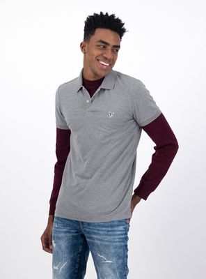 Imagen 1 del producto Polera AE Pique Solid Flex Slim New Icon