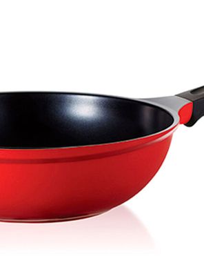 Imagen 2 del producto Wok Aluminio con Mango 30 cm Roichen