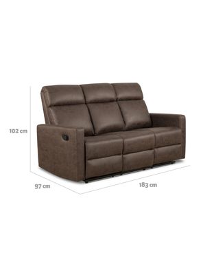 Imagen 2 del producto Sofá Reclinable Asturias 3 Cuerpos