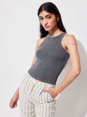Polera Musculosa Acanalada