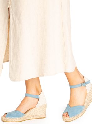 Alpargata Cuero Aleli Mujer