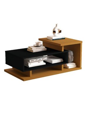 Mesa Centro Boho Caramelo Negro