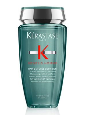 Shampoo Fortificante Anti-Caída Cabello Frágil Bain De Force Quotidien Genesis Homme 250ml