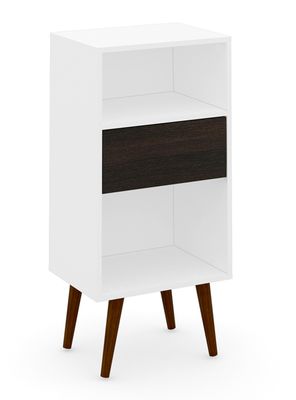 Estante E 1 Cajón Blanco