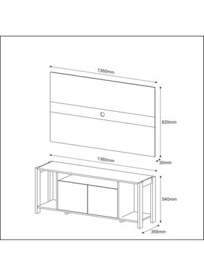 Imagen 2 del producto Rack TV 53"" Az