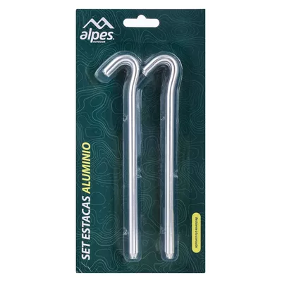 Set 6 Estacas de Aluminio