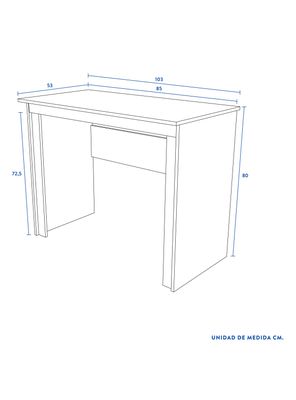 Imagen 2 del producto Escritorio Básico Blanco CIC