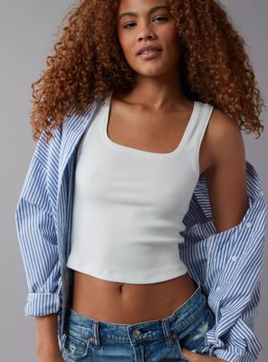 Polera AE Cuello Cuadrado