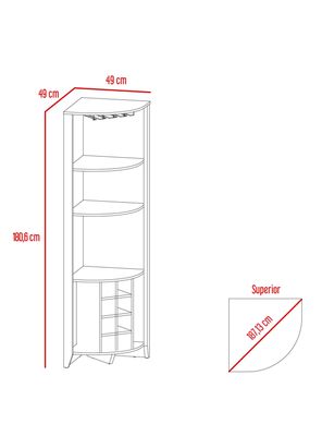 Imagen 2 del producto Bar Esquinero Essential Wengue