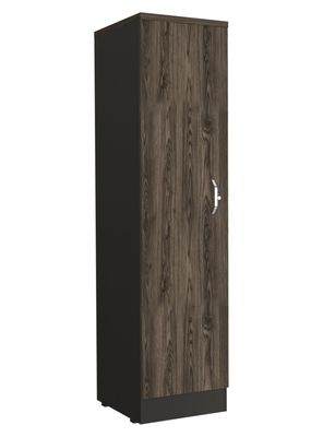 Imagen 1 del producto Biblioteca 1 Puerta Home Office Negro Soft-Coñac